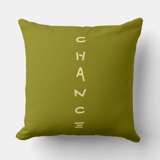 Chance Throw Pillow Kissen (Vorderseite)