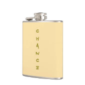 Chance Vinyl Wrapped Flask Flachmann (Links)