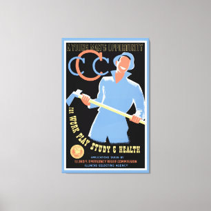 Chancen eines jungen Mannes - L Leinwanddruck