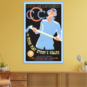 Chancen eines jungen Mannes Leinwanddruck (Insitu (Wohnzimmer))