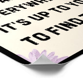 Chancen gibt es überall. Es liegt an dir, Poster (Ecke)