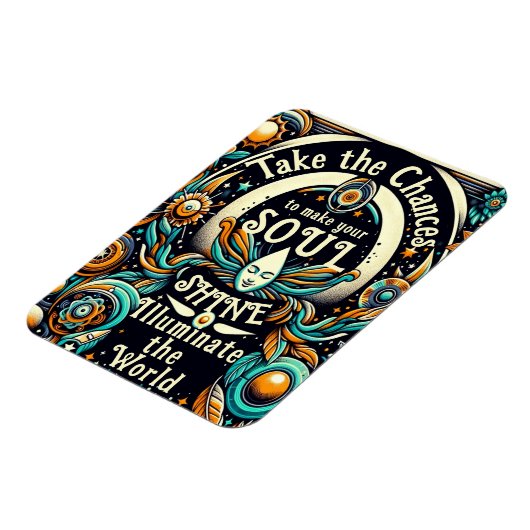 Chancen nehmen magnet (Linke Seite)