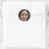 Chancen nehmen runder aufkleber (Tasche)