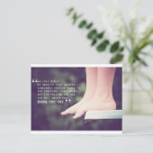 Chancen Postkarte (Stehend Vorderseite)