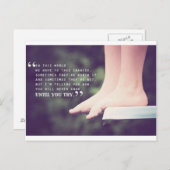 Chancen Postkarte (Vorne/Hinten)