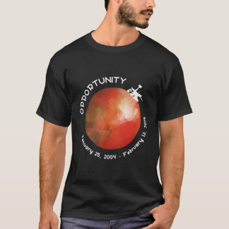 Chancen Rover 2004 2019 Mars Mission Rip Design T-Shirt