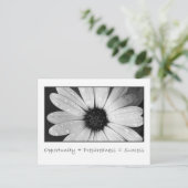 Chancen und Vorsorge führen zum Erfolg Postkarte (Stehend Vorderseite)