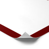 Chancen warten nicht, ergreifen Sie sie! Poster (Ecke)