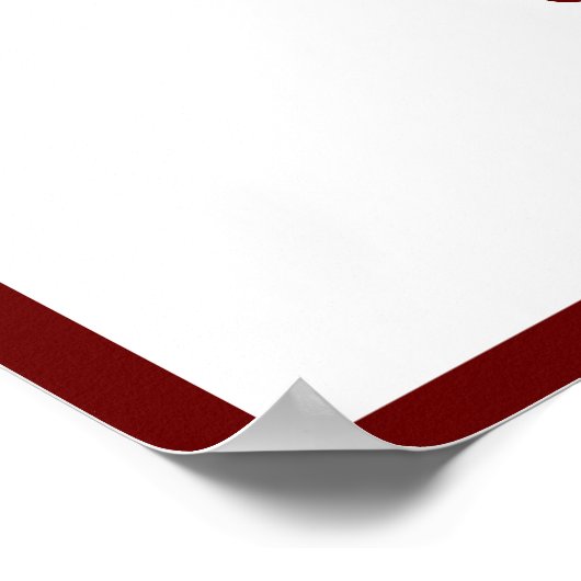 Chancen warten nicht, ergreifen Sie sie! Poster (Ecke)