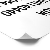 Chancen zum Workout Poster (Ecke)