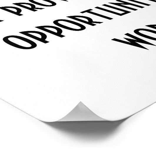 Chancen zum Workout Poster (Ecke)