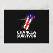 Chancla-Überlebender Ankündigungspostkarte (Rückseite)