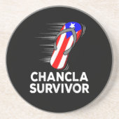 Chancla-Überlebender Getränkeuntersetzer (Vorne)