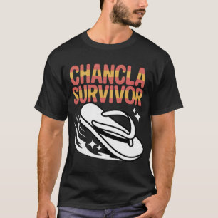 Chancla-Überlebender Lateinamerikanischer Familien T-Shirt