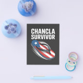 Chancla-Überlebender lustiger spanischer Witz Flyer (Einzeln)