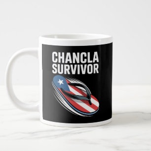 Chancla-Überlebender Lustiger Spanischer Witz Jumbo-Tasse