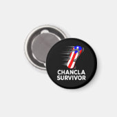 Chancla-Überlebender Magnet (Vorderseite/Rückseite)