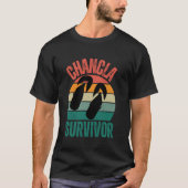 Chancla Überlebender Puertorican lustiges Sprichwo T-Shirt (Vorderseite)