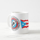 Chancleta-Überlebender-Club Kaffeetasse (Vorderseite Links)