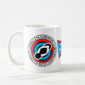 Chancleta-Überlebender-Club Kaffeetasse (Links)