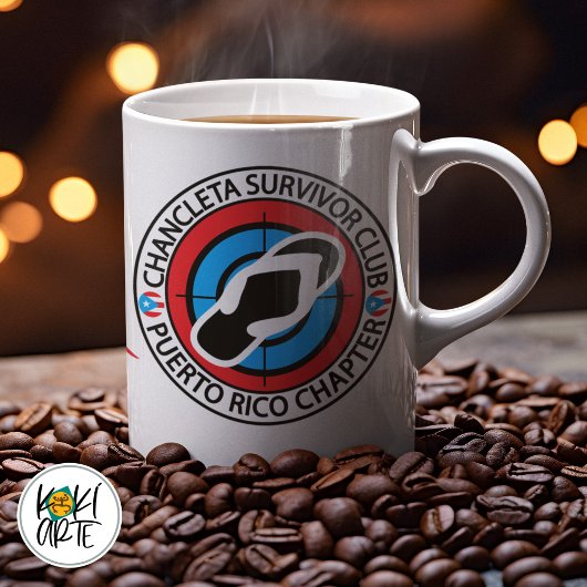 Chancleta-Überlebender-Club Kaffeetasse