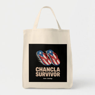 Chanclour Survivor Funny Puerto Rico Joke Gift Tragetasche