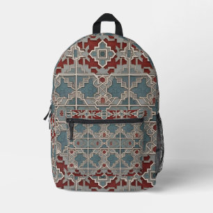 Chand Motif Bedruckter Rucksack
