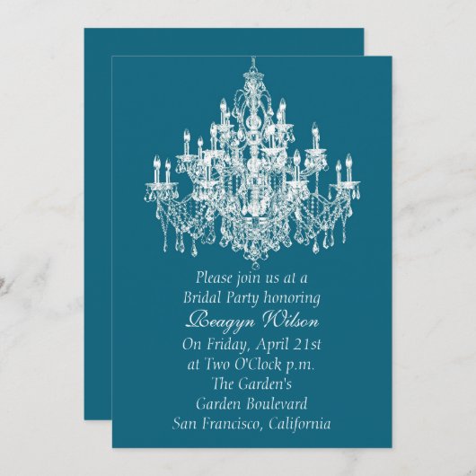 Chandee Amore' Einladung (Vorne/Hinten)