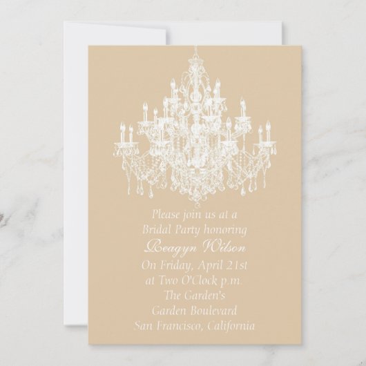 Chandee Amore' Einladung (Vorderseite)