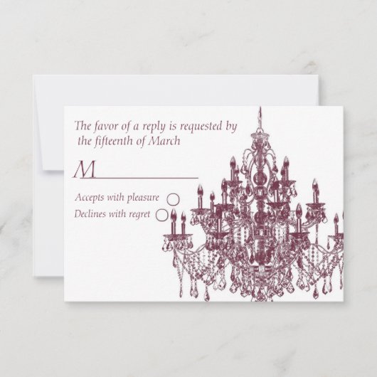 Chandee Amore' rsvp card-TP (Vorderseite)