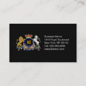 Chandelier Couture™ Monogram Unisex - Visitenkarte (Rückseite)