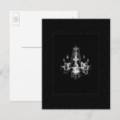 Chandelier Elegance - Postkarte (Vorne/Hinten)