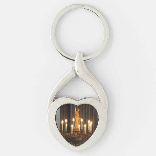 Chandelier Heart Keychain Schlüsselanhänger (Vorderseite)