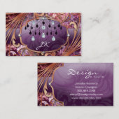 Chandelier Interior Design Real Anwesen Real Anwes Visitenkarte (Vorne/Hinten)