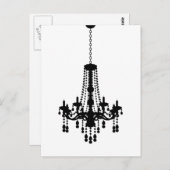 Chandelier Postcard Postkarte (Vorne/Hinten)