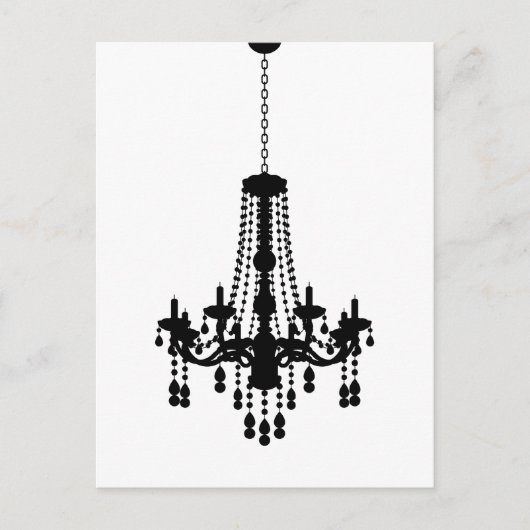 Chandelier Postcard Postkarte (Vorderseite)