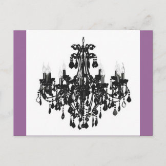 Chandelier Postcards Postkarte