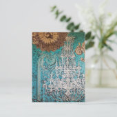 Chandelier Romance ~ Postcard Postkarte (Stehend Vorderseite)
