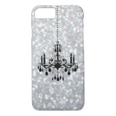 Chandelier Sparkle Silver iPhone 7 Fall Case-Mate iPhone Hülle (Rückseite)