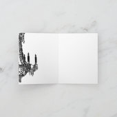 Chandelier Thank You Card Dankeskarte (Innenseite)