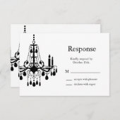 Chandelier UAWG RSVP Karte (Vorne/Hinten)