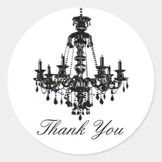 Chandelier Umschlag Aufkleber (Vorderseite)