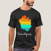 Chandigarh Proud Indischer Staat der Ursprungsklei T-Shirt (Vorderseite)