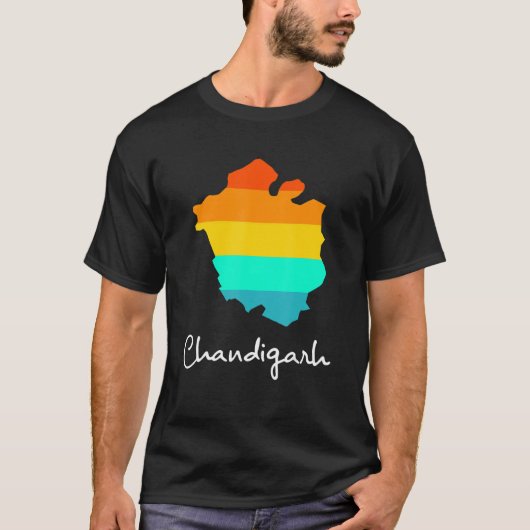 Chandigarh Proud Indischer Staat der Ursprungsklei T-Shirt (Vorderseite)