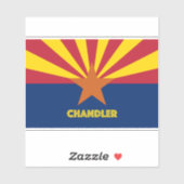 Chandler Arizona Aufkleber (Blatt)