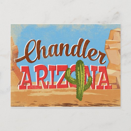 Chandler Arizona Postkarte (Vorderseite)