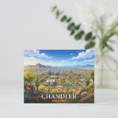 Chandler Arizona Reise Postkarte (Stehend Vorderseite)