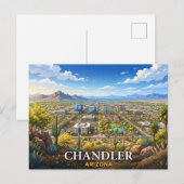 Chandler Arizona Reise Postkarte (Vorne/Hinten)