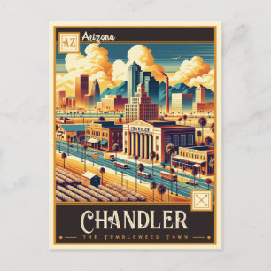 Chandler, Arizona Vintage Postkarte