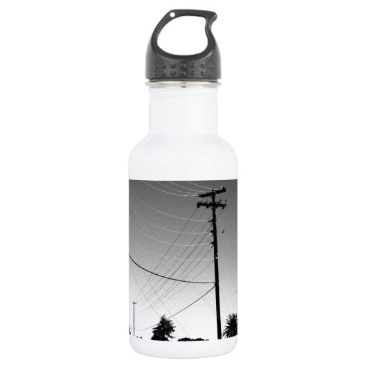 Chandler AZ Powerlines Trinkflasche (Vorderseite)